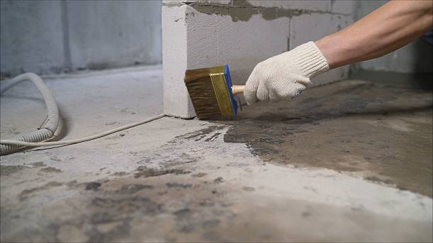 SJ Waterproofing Pros Interior Drainage System coverage map for Burket, IN and surrounding area